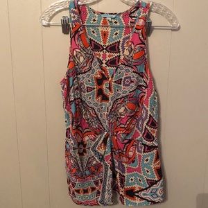 Anthropologie Leifnotes 100% Silk Top